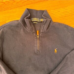 Polo by Ralph Lauren Navy Blue Men's 1/4 Zip-Up Sweater